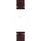 Tissot kahverengi deri kayış boynuz aralığı 22 mm