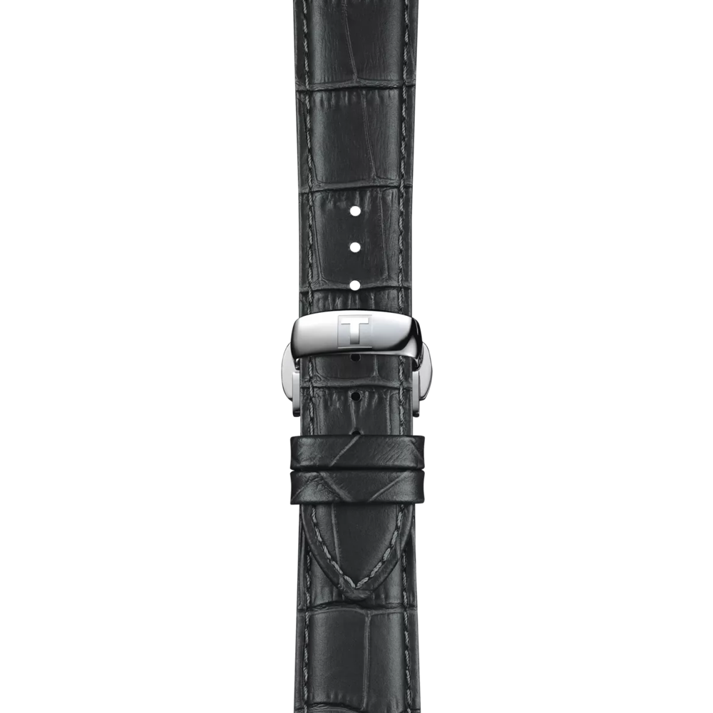 Tissot gri deri kayış boynuz aralığı 21 mm