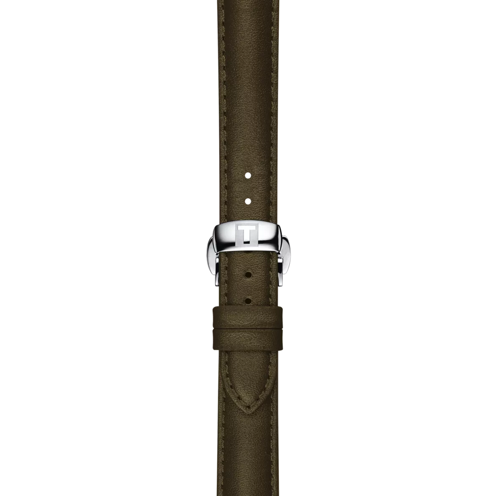 Tissot Yeşil Deri Kayış Boynuz Aralığı 15 mm