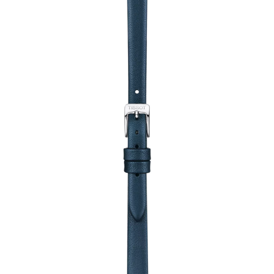 Tissot mavi deri kayış boynuz aralığı 09 mm