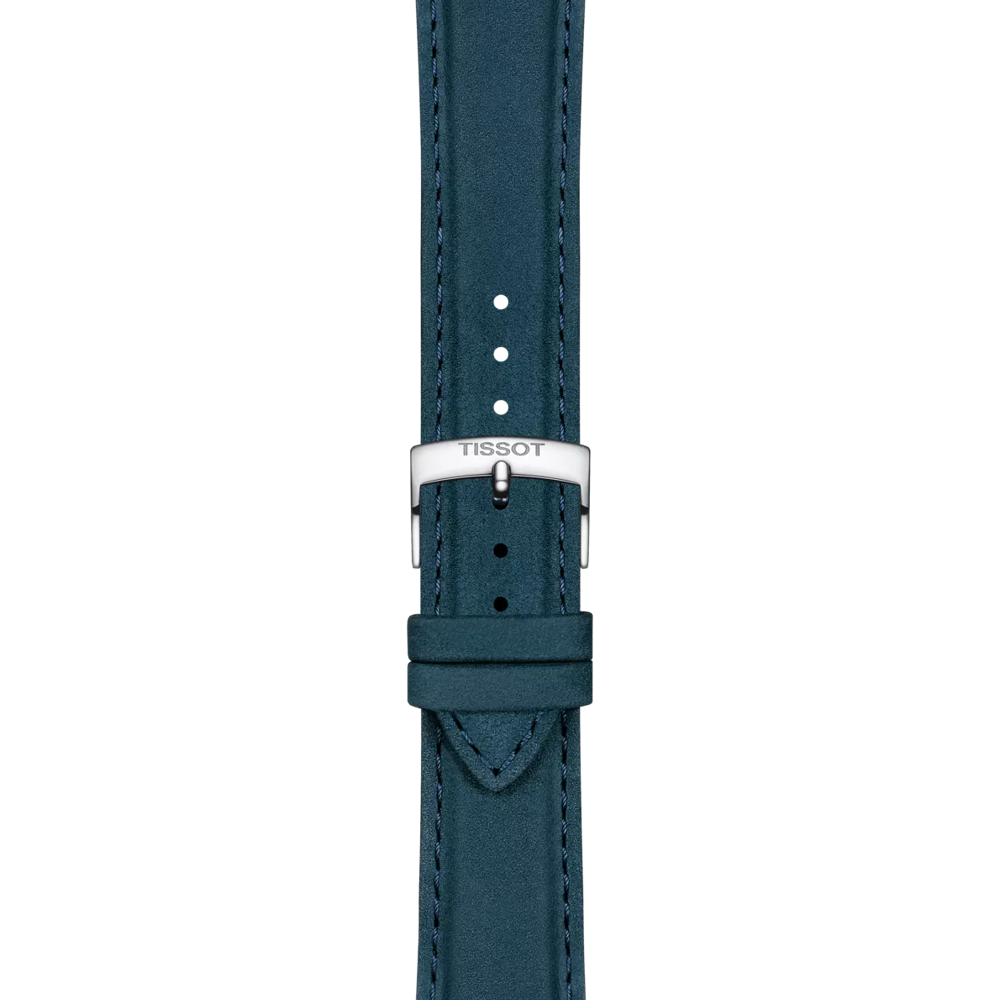 Tissot Mavi Deri Kayış Boynuz Aralığı 21 mm