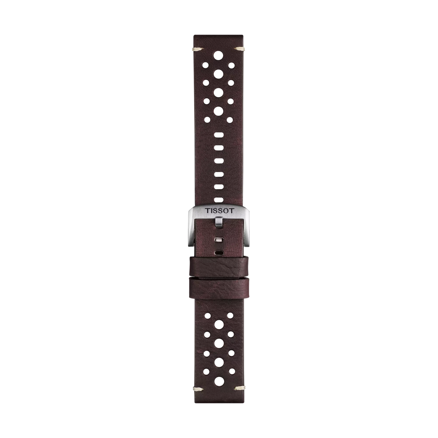 Tissot kahverengi deri kayış boynuz aralığı 22 mm