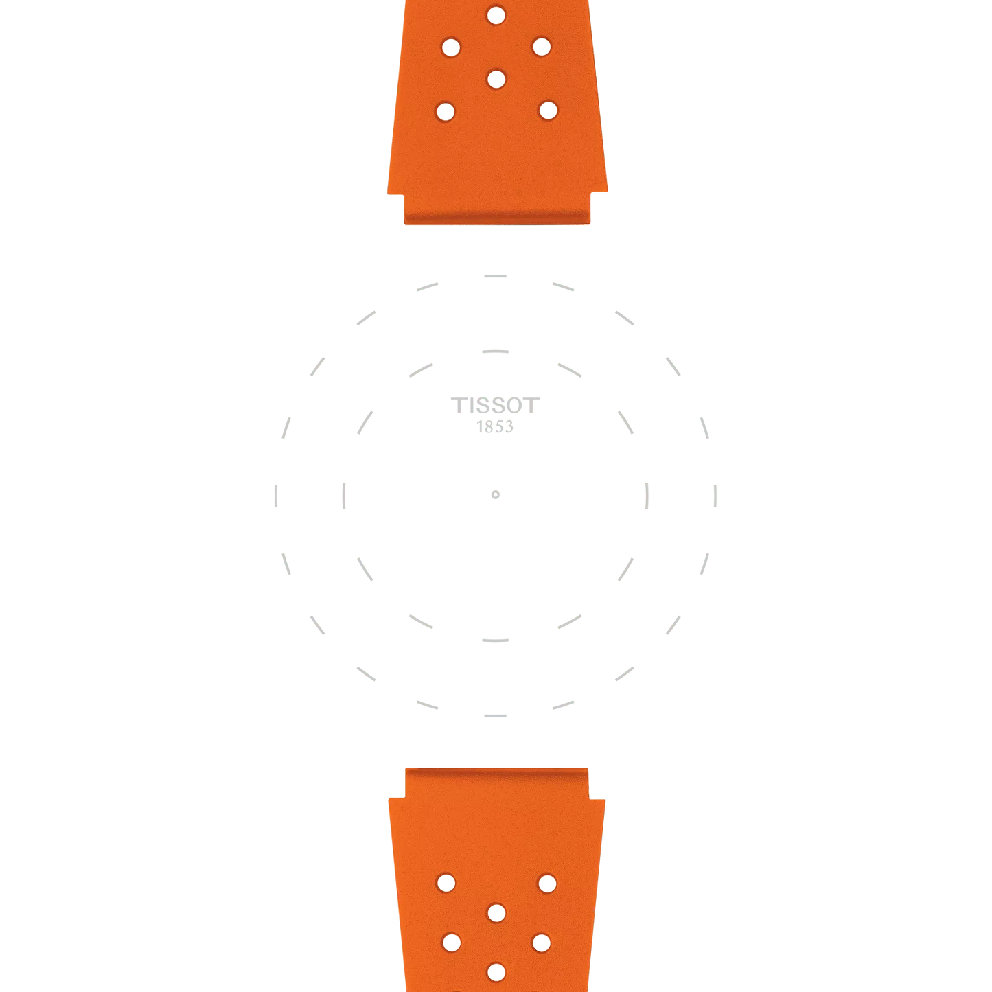 Tissot Sideral Turuncu Kauçuk Kayış