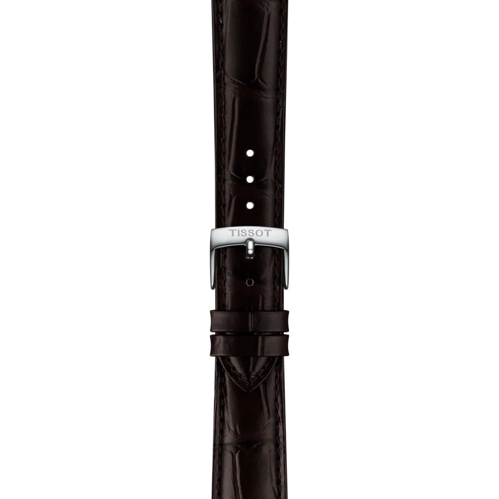 Tissot Kahverengi Deri Kayış Boynuz Aralığı 18 mm
