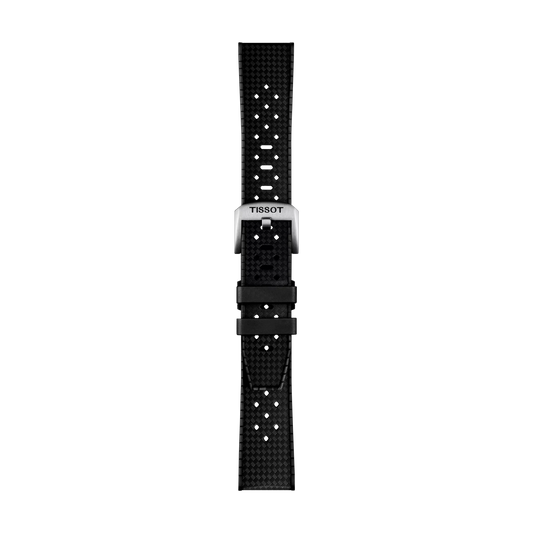 Tissot Siyah Kauçuk Kayış Boynuz Aralığı 20mm