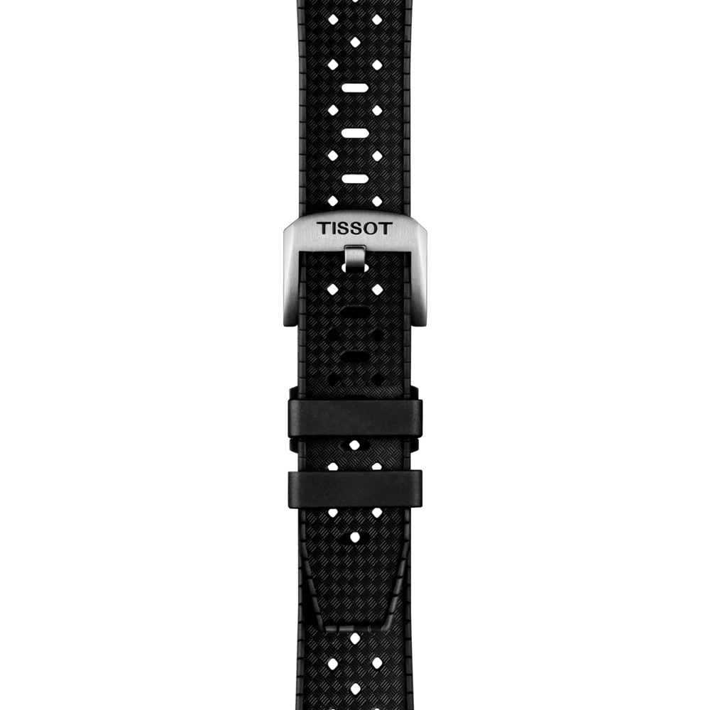 Tissot Siyah Kauçuk Kayış Boynuz Aralığı 20mm
