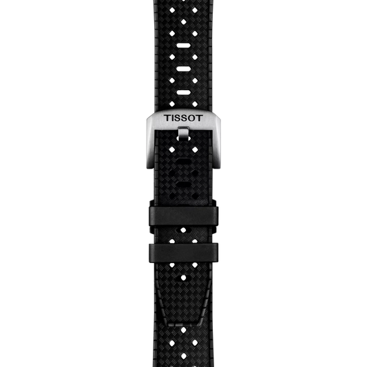 Tissot Siyah Kauçuk Kayış Boynuz Aralığı 20mm
