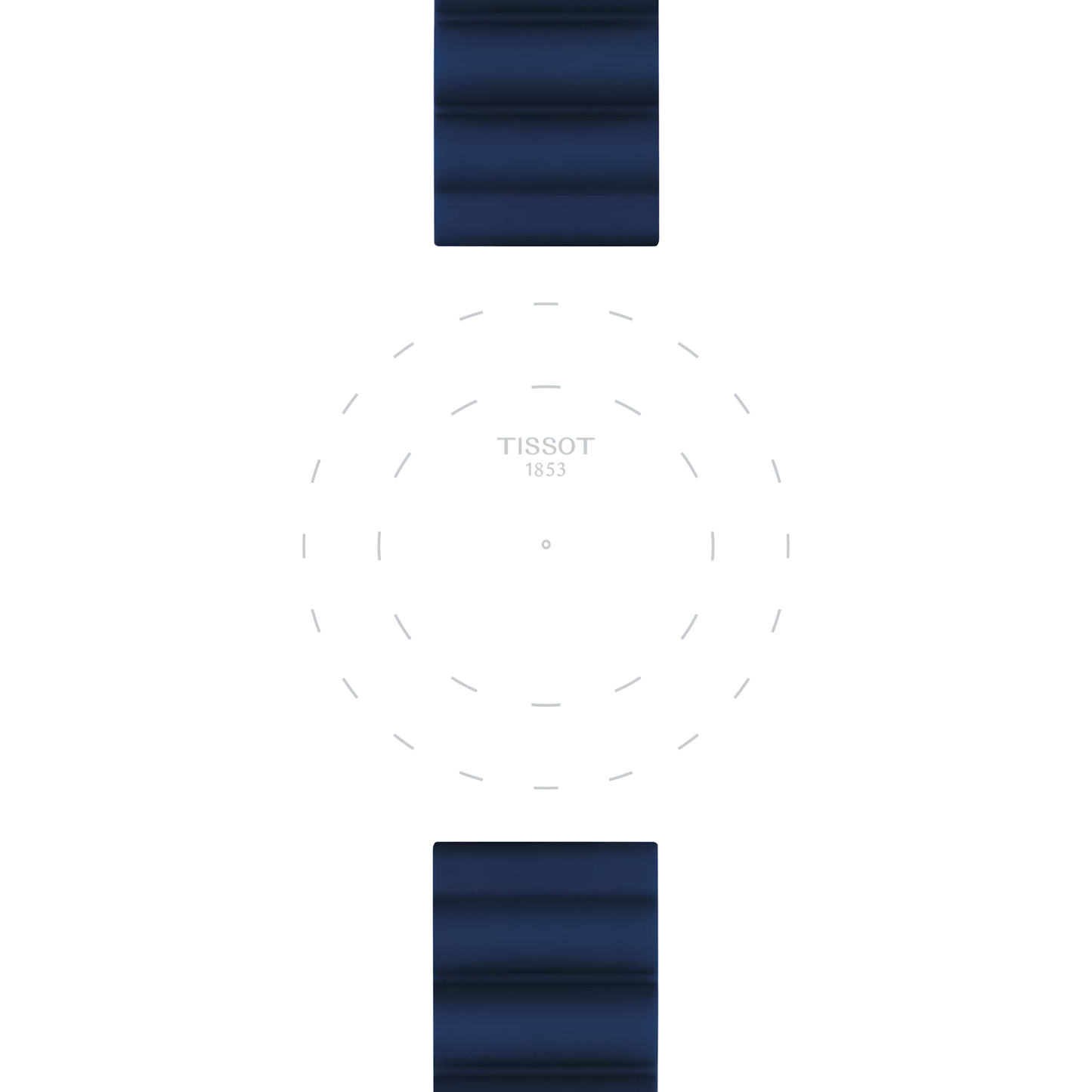 Tissot Mavi Silikon Kayış Boynuz Aralığı 22 mm