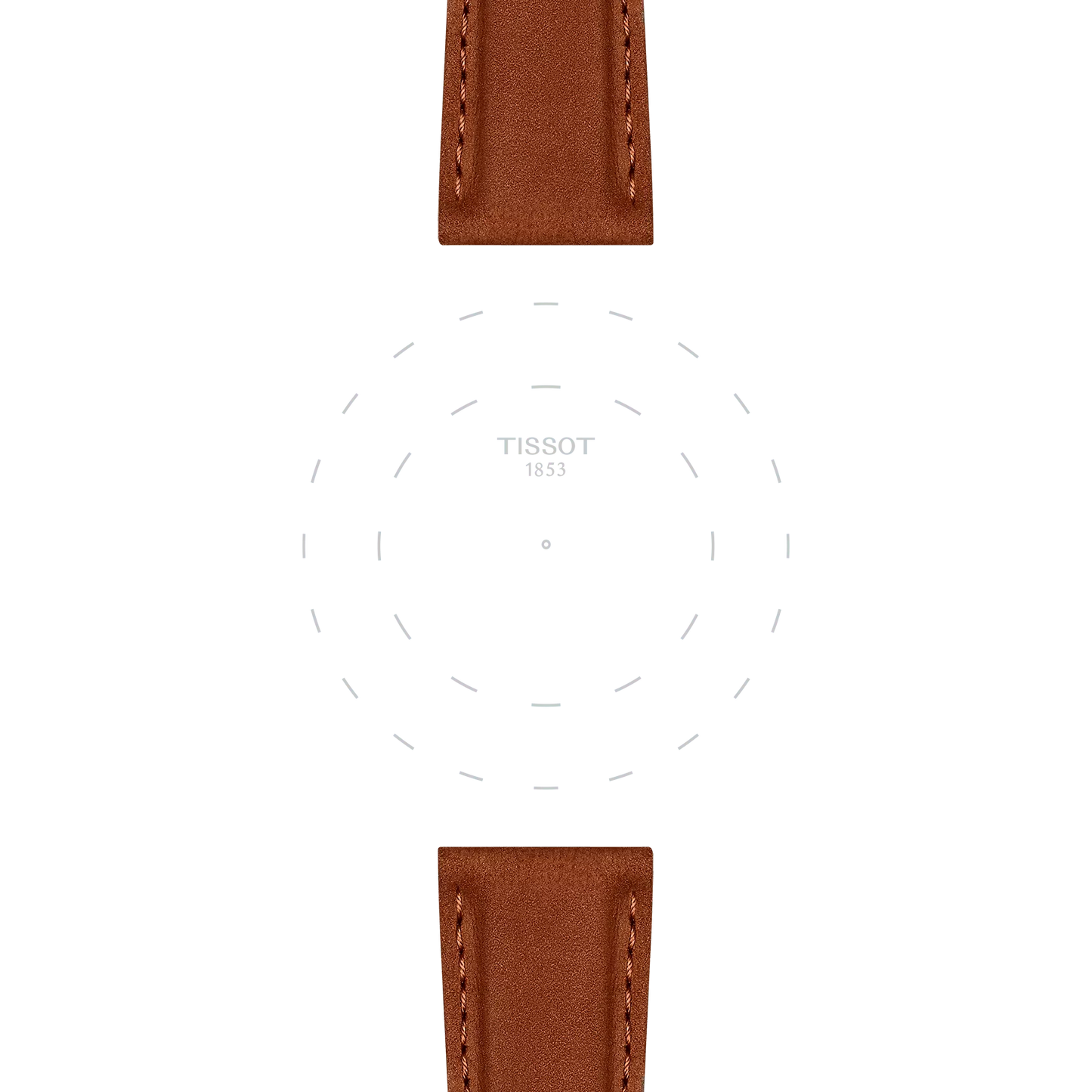 Tissot Taba Deri Kayış Boynuz Aralığı 21 mm