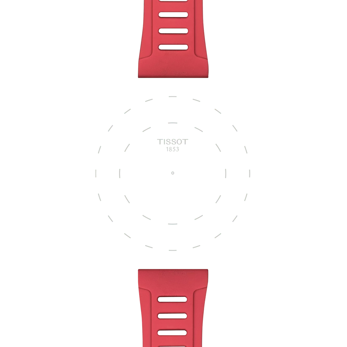 TİSSOT KIRMIZI SİLİKON KAYIŞ XS BOYNUZ ARALIĞI 21 MM