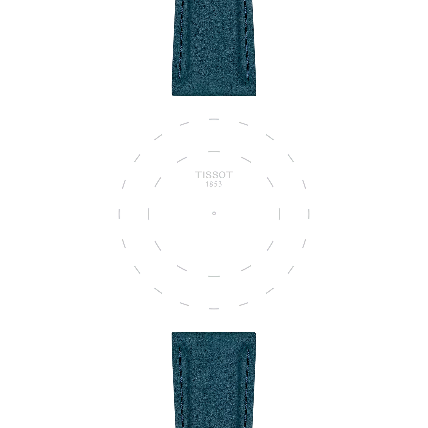 Tissot Mavi Deri Kayış Boynuz Aralığı 21 mm