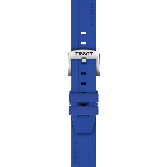 Tissot Mavi Silikon Kayış Boynuz Aralığı 22 mm