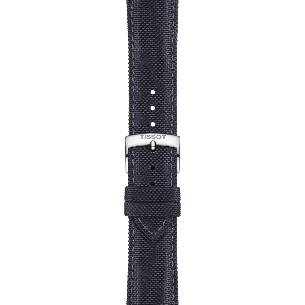 Tissot Antrasit Kumaş Kayış Boynuz Aralığı 21 mm