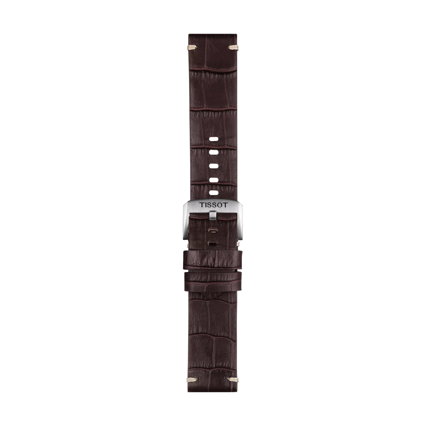 Tissot kahverengi deri kayış boynuz aralığı 22 mm
