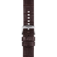 Tissot kahverengi deri kayış boynuz aralığı 22 mm