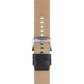 Tissot bej kumaş kayış boynuz aralığı 22 mm