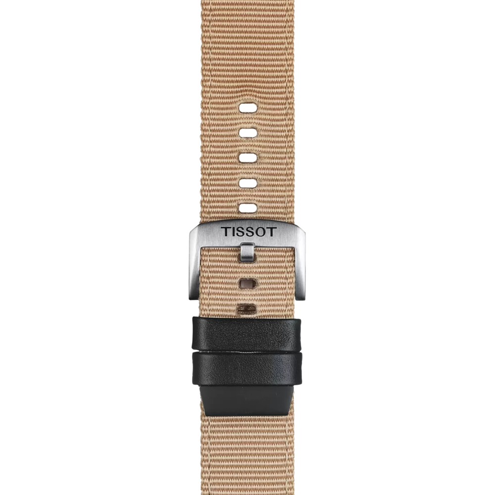 Tissot bej kumaş kayış boynuz aralığı 22 mm