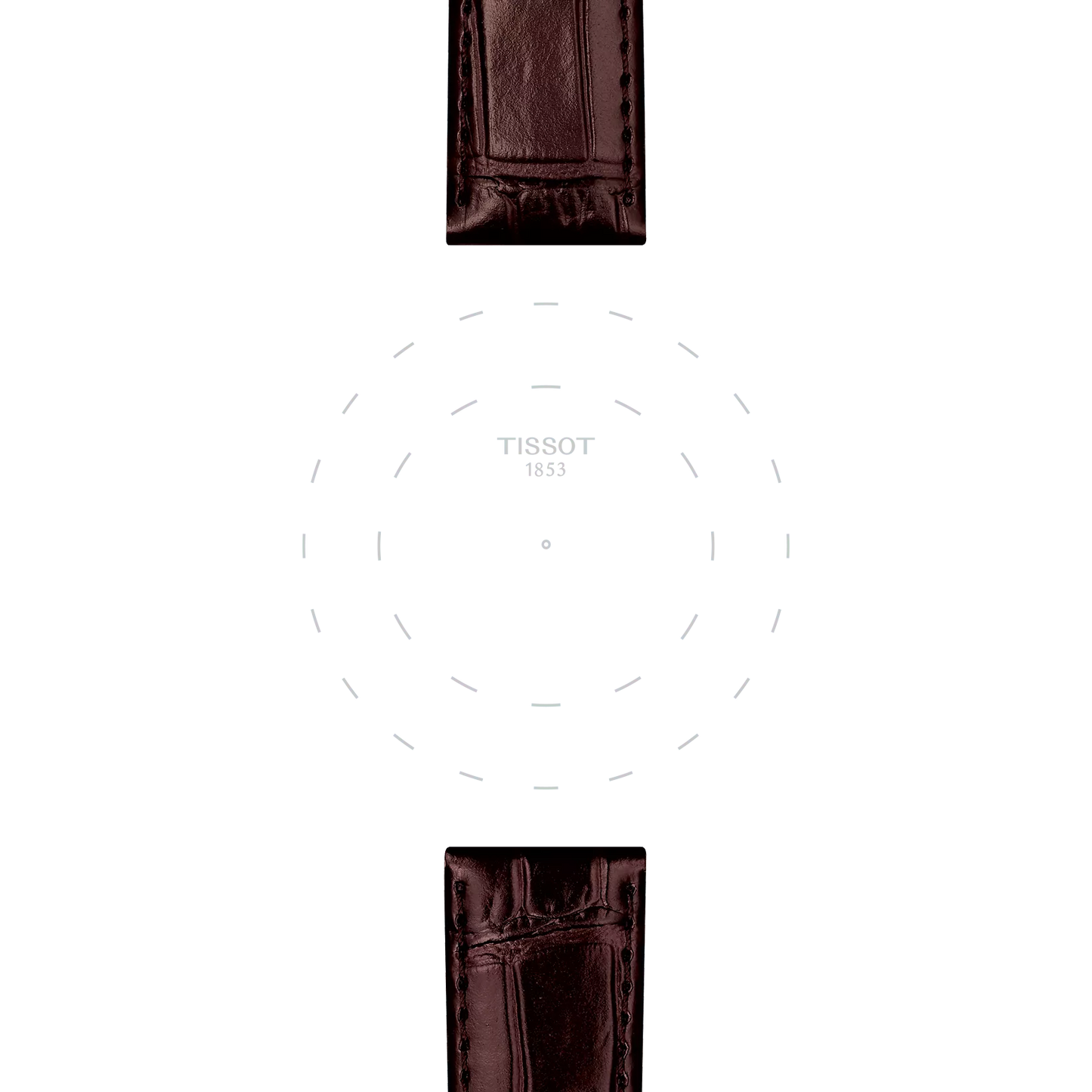 Tissot kahverengi deri kayış boynuz aralığı 20 mm