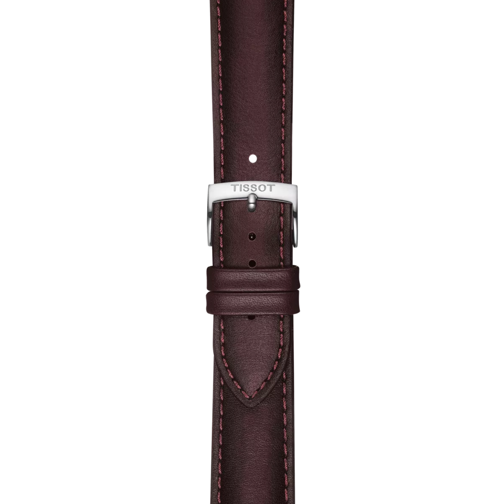 Tissot kahverengi deri kayış boynuz aralığı 20 mm