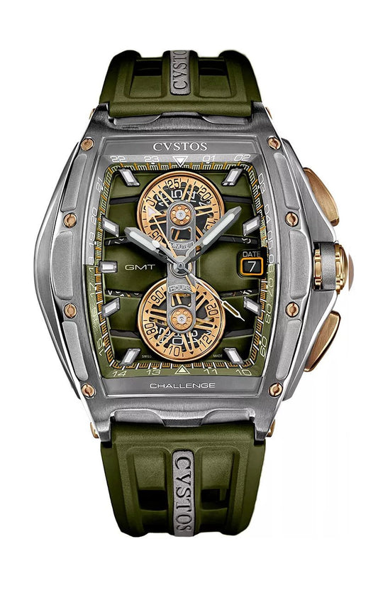 Cvstos Chrono GMT Grey Steel/Kaki
