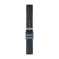 Tissot mavi deri ve kauçuk kayış boynuz aralığı 22 mm