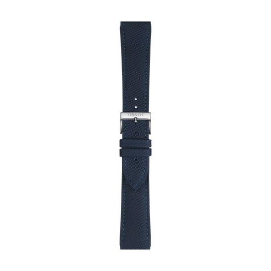 Tissot mavi tekstil kayış boynuz aralığı 22 mm