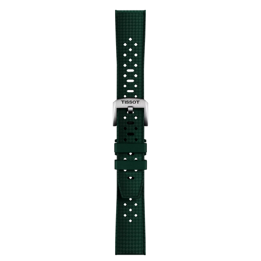 Tissot Yeşil Kauçuk Kayış Boynuz Aralığı 20mm