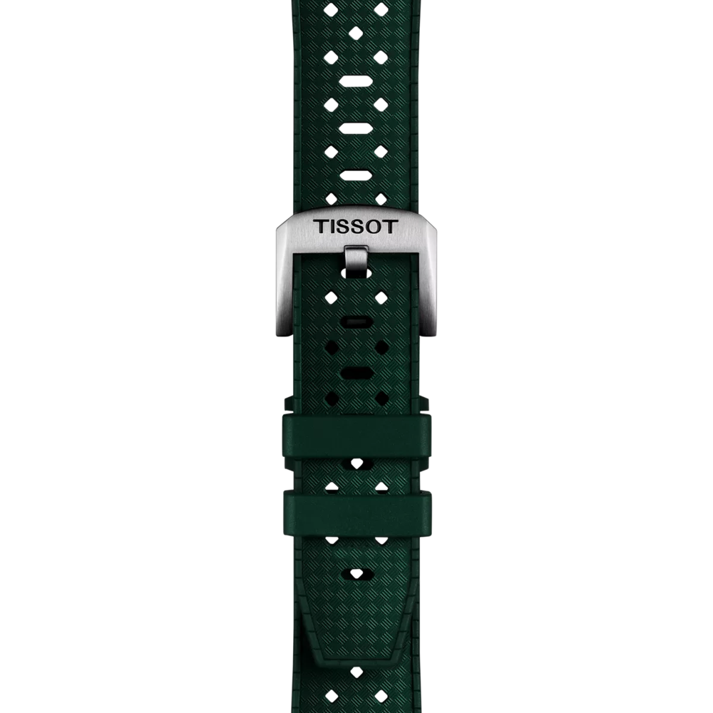 Tissot Yeşil Kauçuk Kayış Boynuz Aralığı 20mm