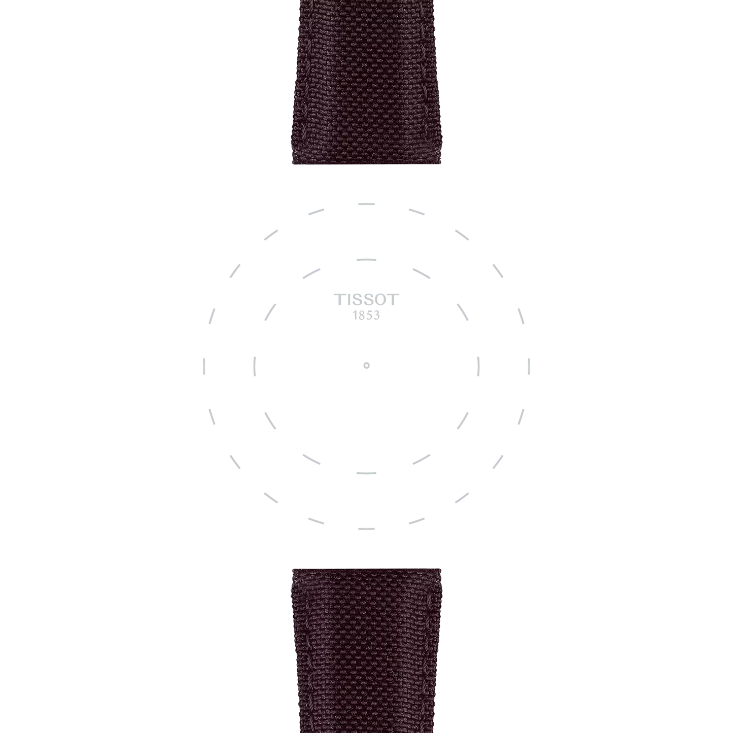 Tissot Kahverengi Kumaş Kayış Boynuz Aralığı 21 mm