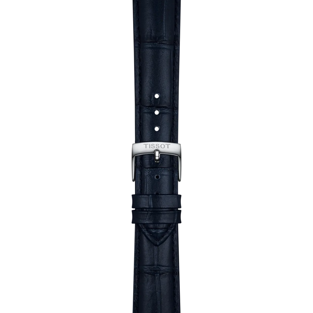Tissot Mavi Deri Kayış Boynuz Aralığı 18 mm