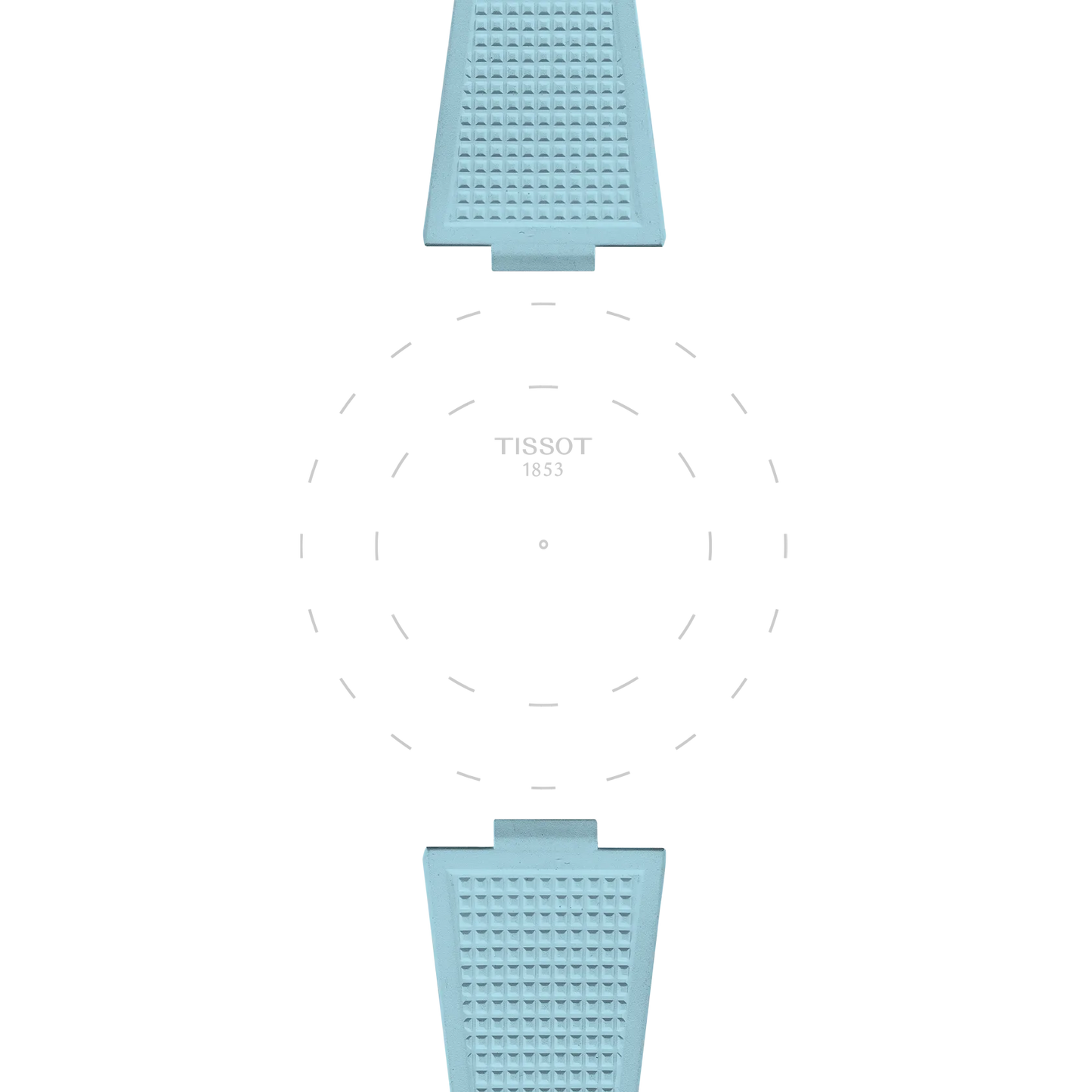 Tissot PRX Açık Mavi Kauçuk Kayış