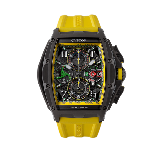 Cvstos Challenge Chrono Sprint – Black Steel & Yellow