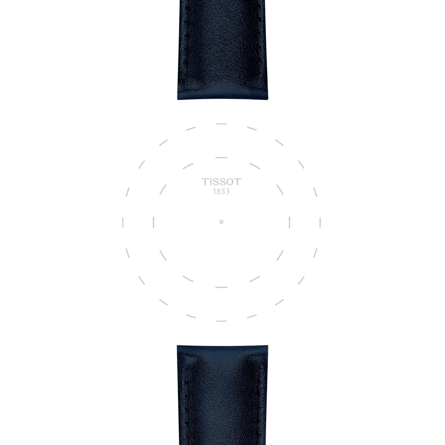 Tissot Mavi Sentetik Vegan Kayış Boynuz Aralığı 22 mm