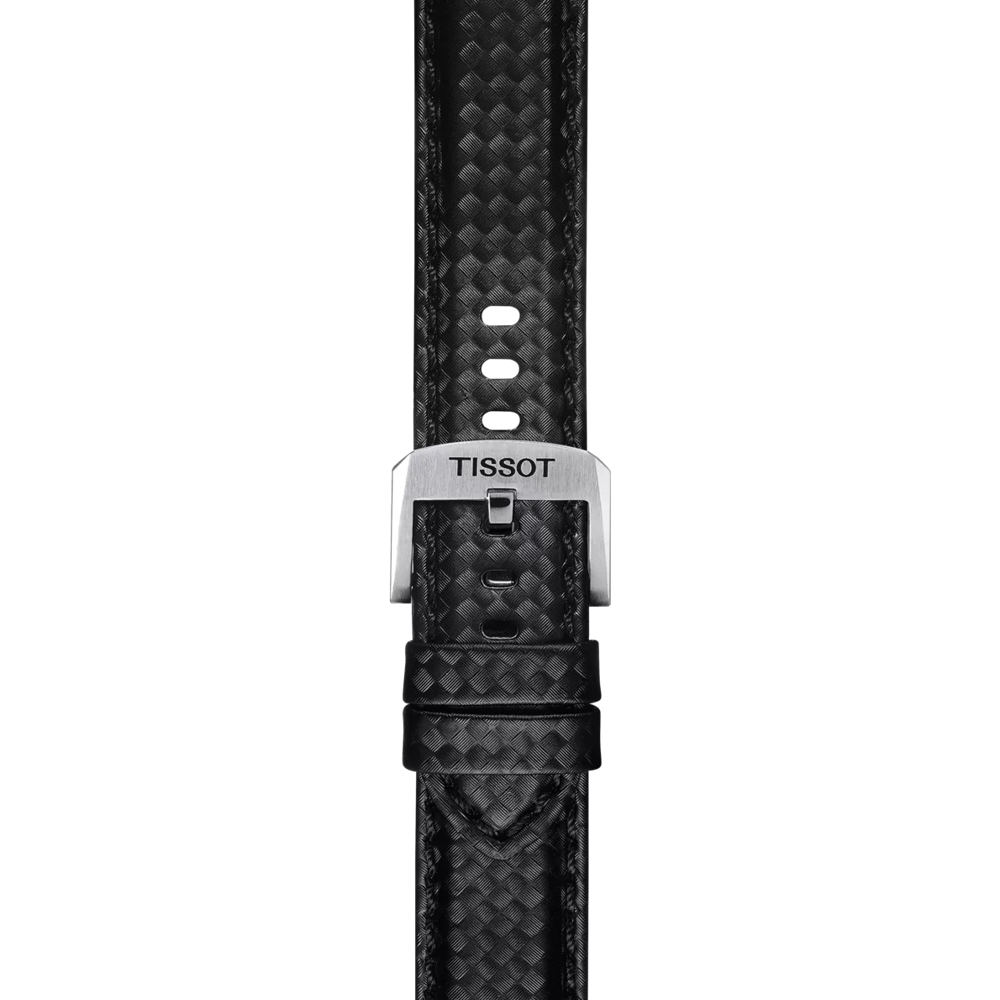 Tissot siyah kumaş kayış boynuz aralığı 20 mm