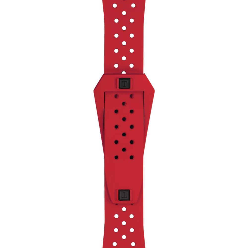 Tissot Sideral Kırmızı Kauçuk Kayış