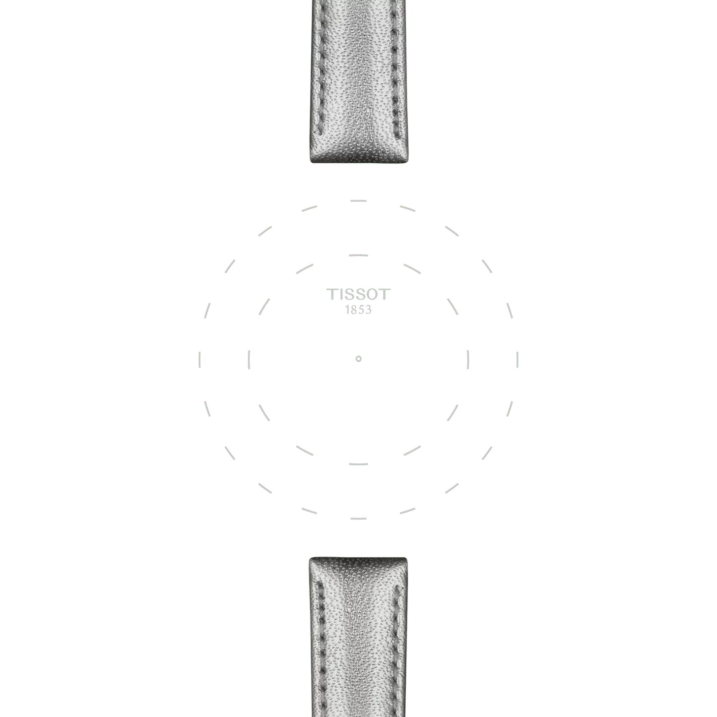 Tissot Gri Deri Kayış Boynuz Aralığı 16 mm