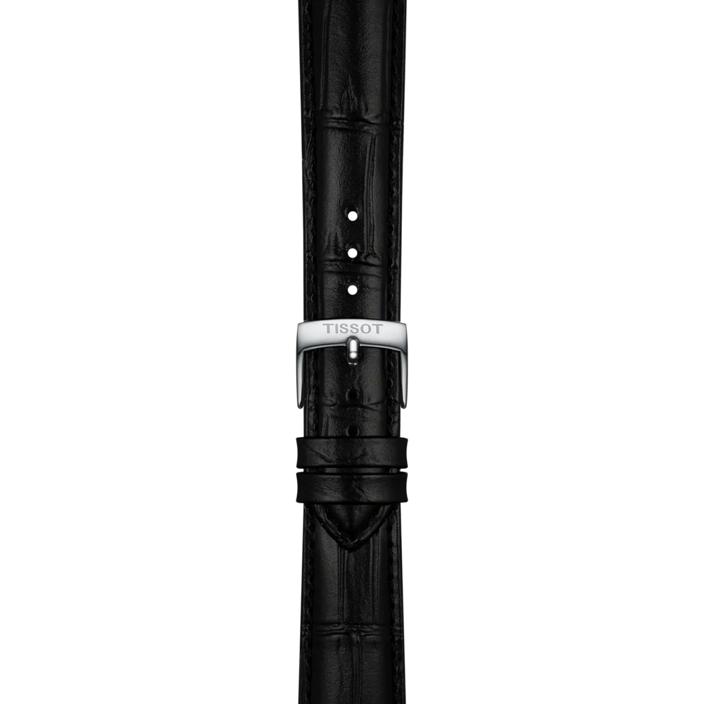 Tissot Siyah Deri Kayış Boynuz Aralığı 18 mm