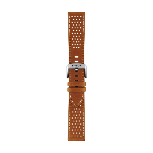 Tissot Açık Kahverengi Deri Kayış Boynuz Aralığı 22 mm