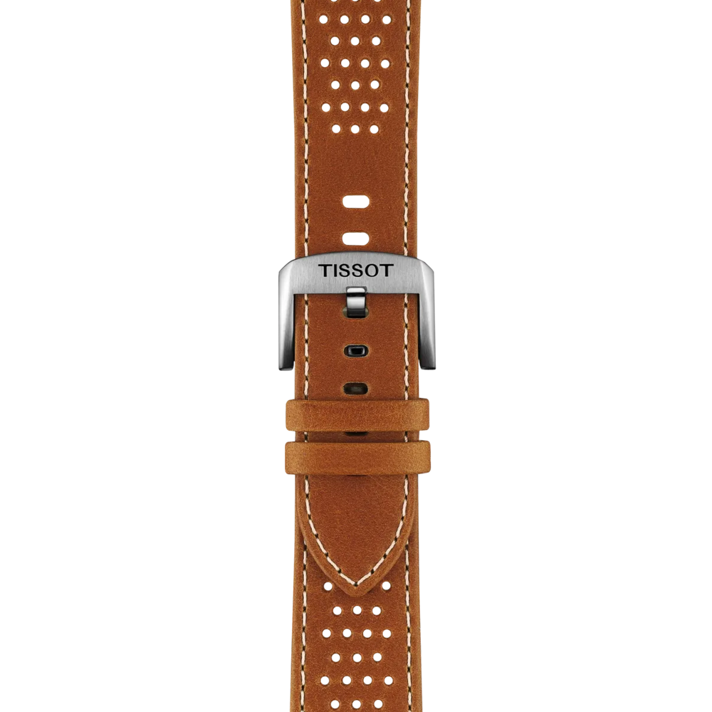 Tissot Açık Kahverengi Deri Kayış Boynuz Aralığı 22 mm