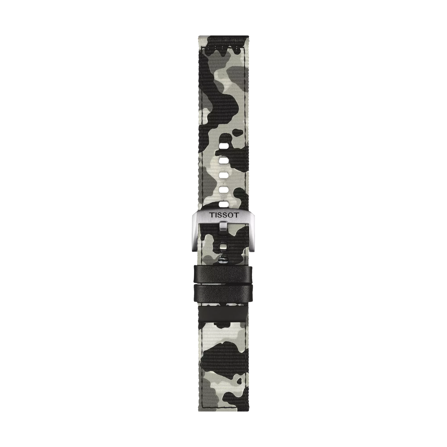 Tissot haki tekstil kayış boynuz aralığı 22 mm