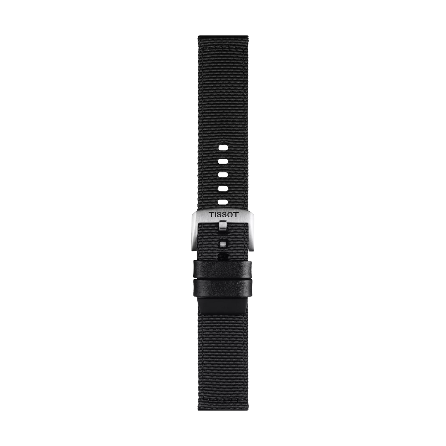 Tissot siyah tekstil kayış boynuz aralığı 22 mm