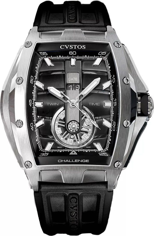 Cvstos Twin-Time Steel Nardo Dial