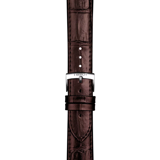 Tissot kahverengi deri kayış boynuz aralığı 20 mm