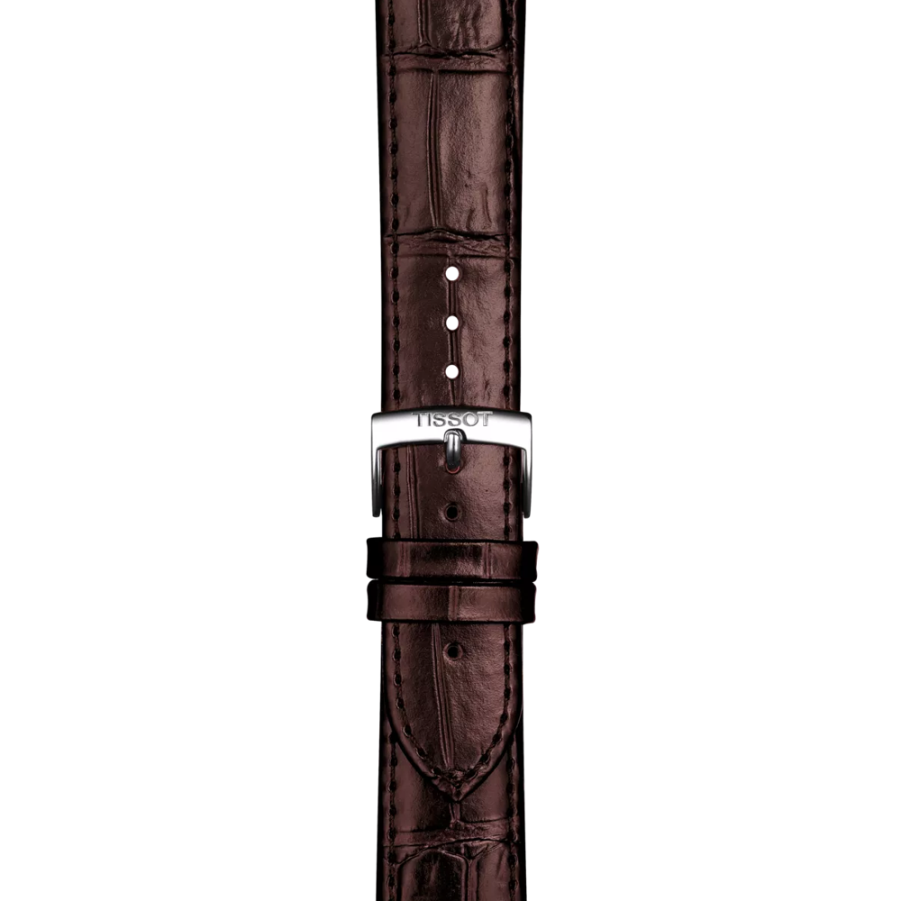 Tissot kahverengi deri kayış boynuz aralığı 20 mm