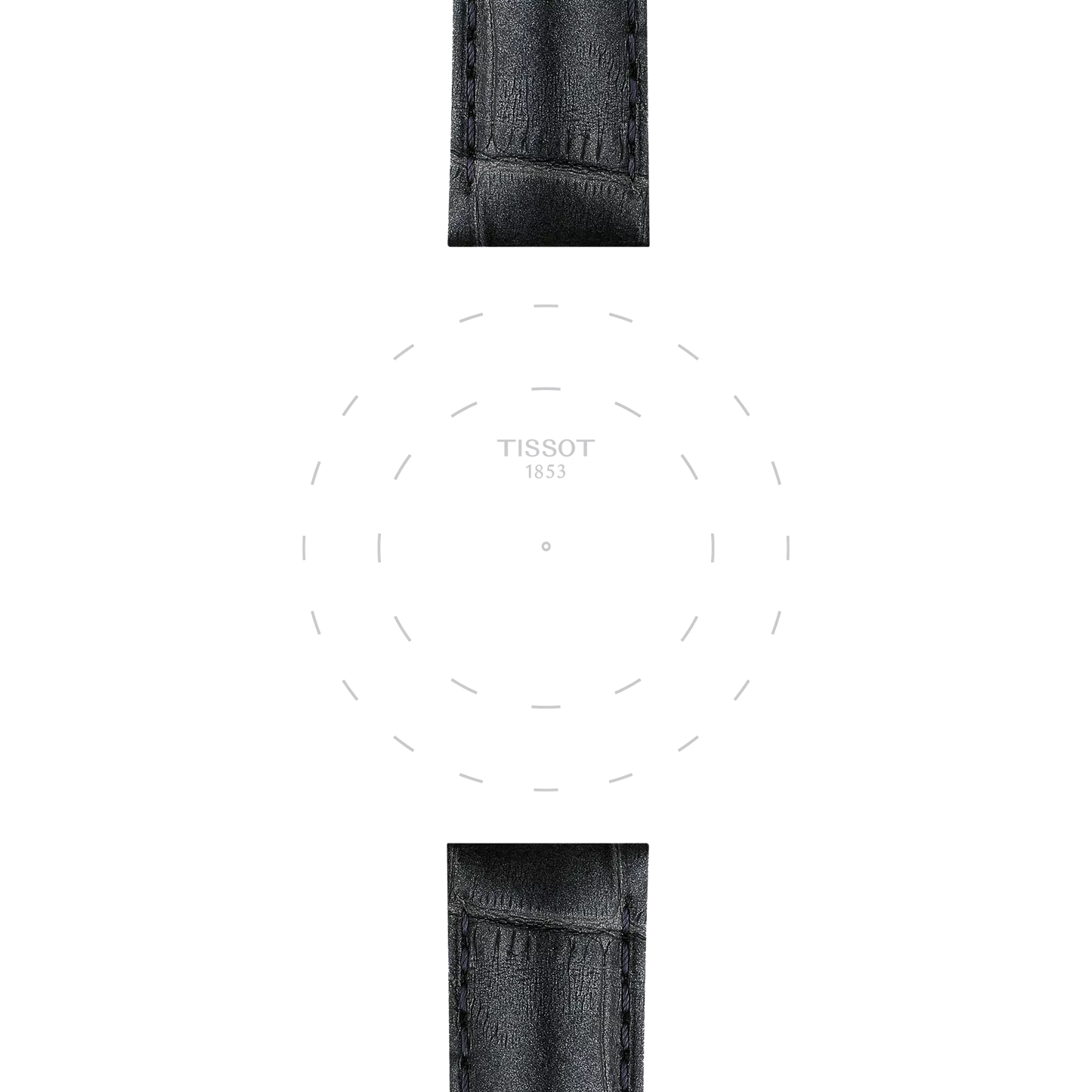 Tissot Gri Deri Kayış Boynuz Aralığı 16 mm