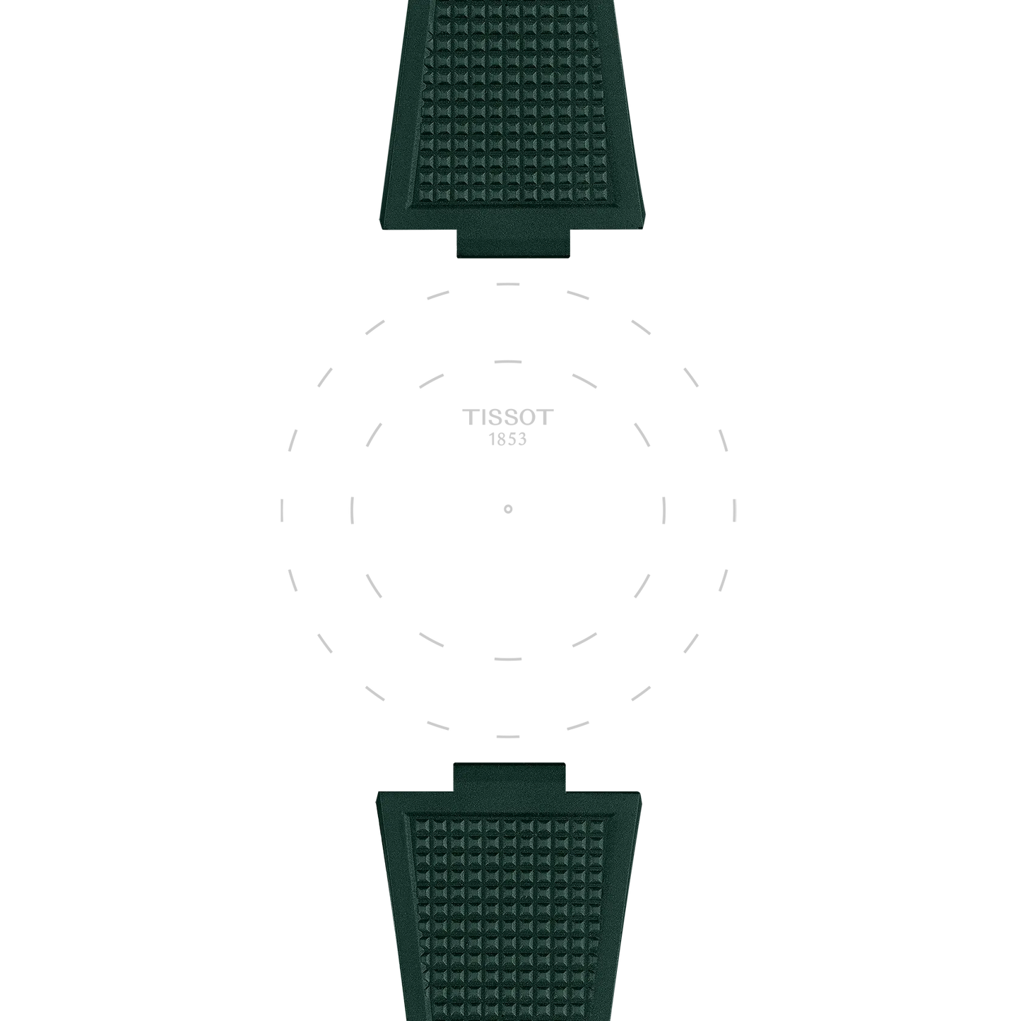 Tissot PRX 40 mm Koyu Yeşil Kauçuk Kayış
