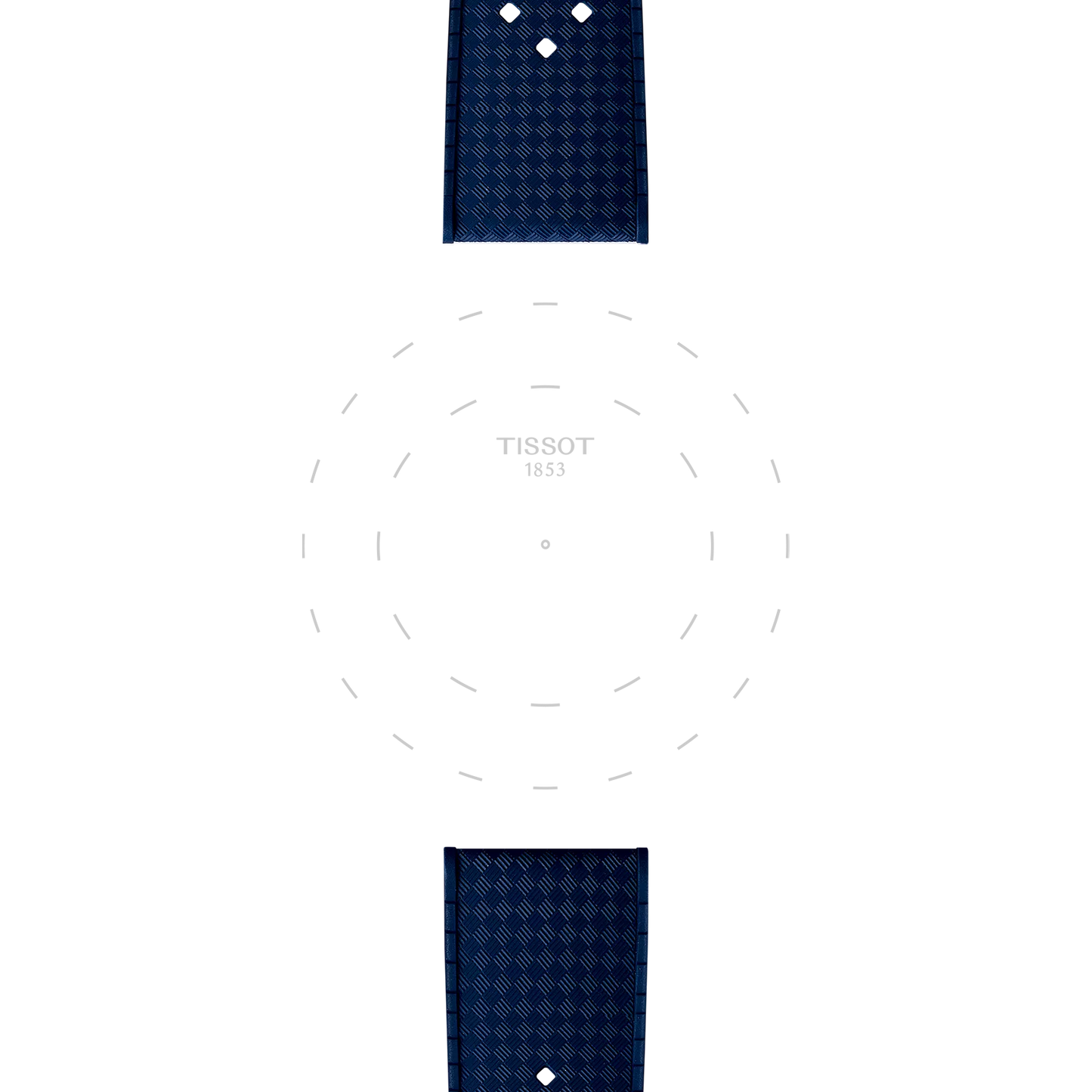 Tissot Mavi Kauçuk Kayış Boynuz Aralığı 20 mm