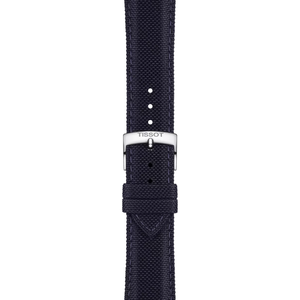 Tissot Mavi Kumaş Kayış Boynuz Aralığı 21 mm