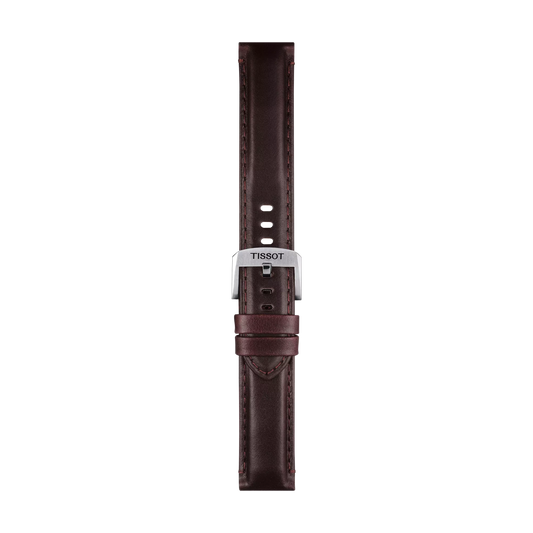 Tissot kahverengi deri kayış boynuz aralığı 20 mm