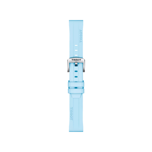 Tissot Mavi Silikon Kayış Boynuz Aralığı 18 mm